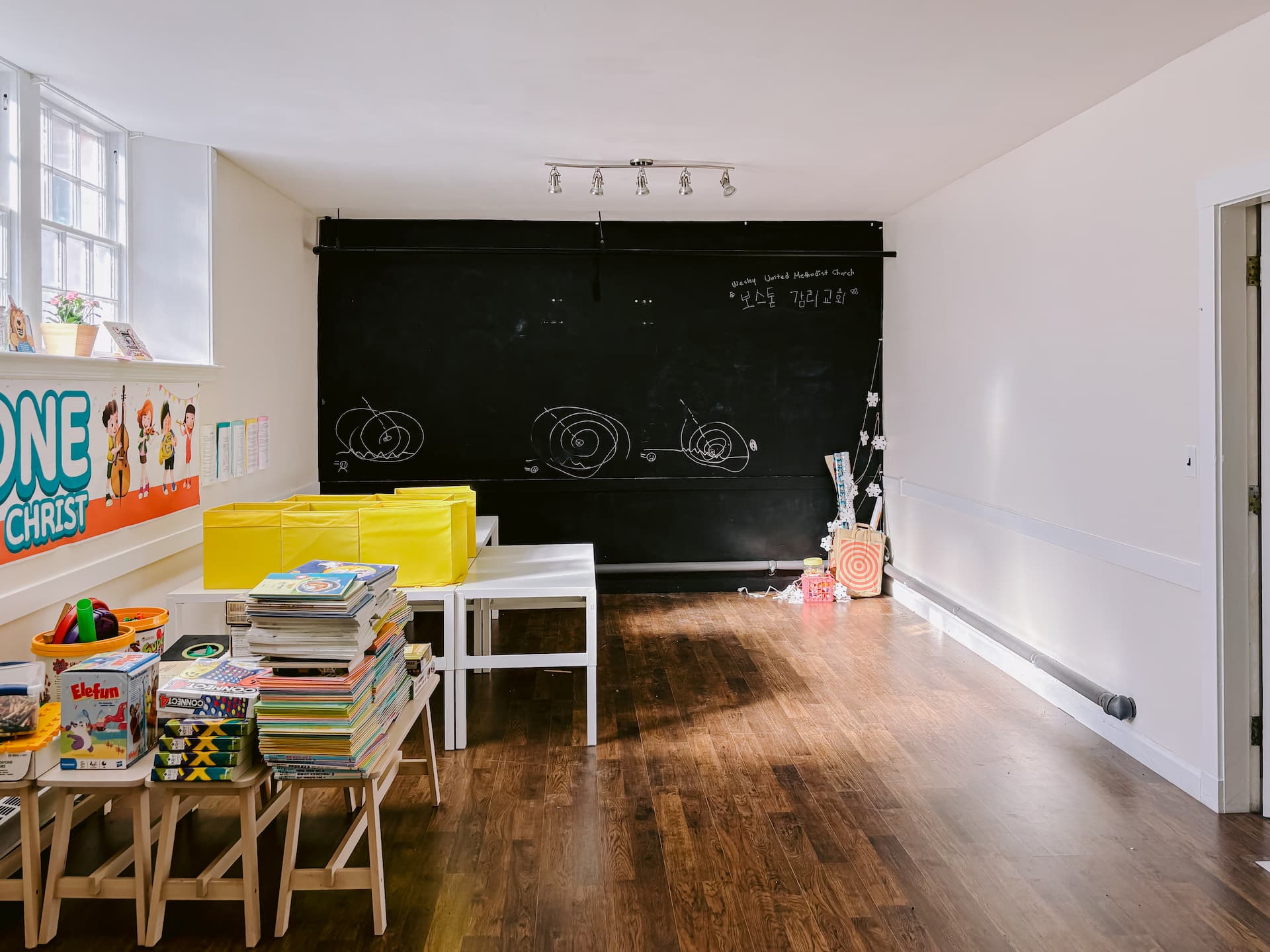 Current classroom open area