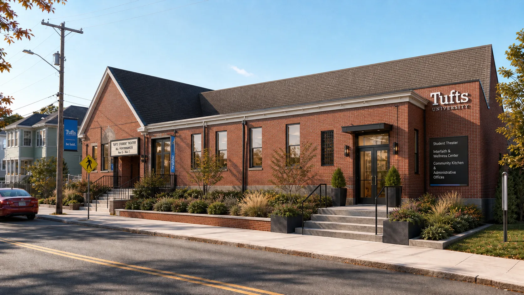 100 Winthrop St campus entrance concept